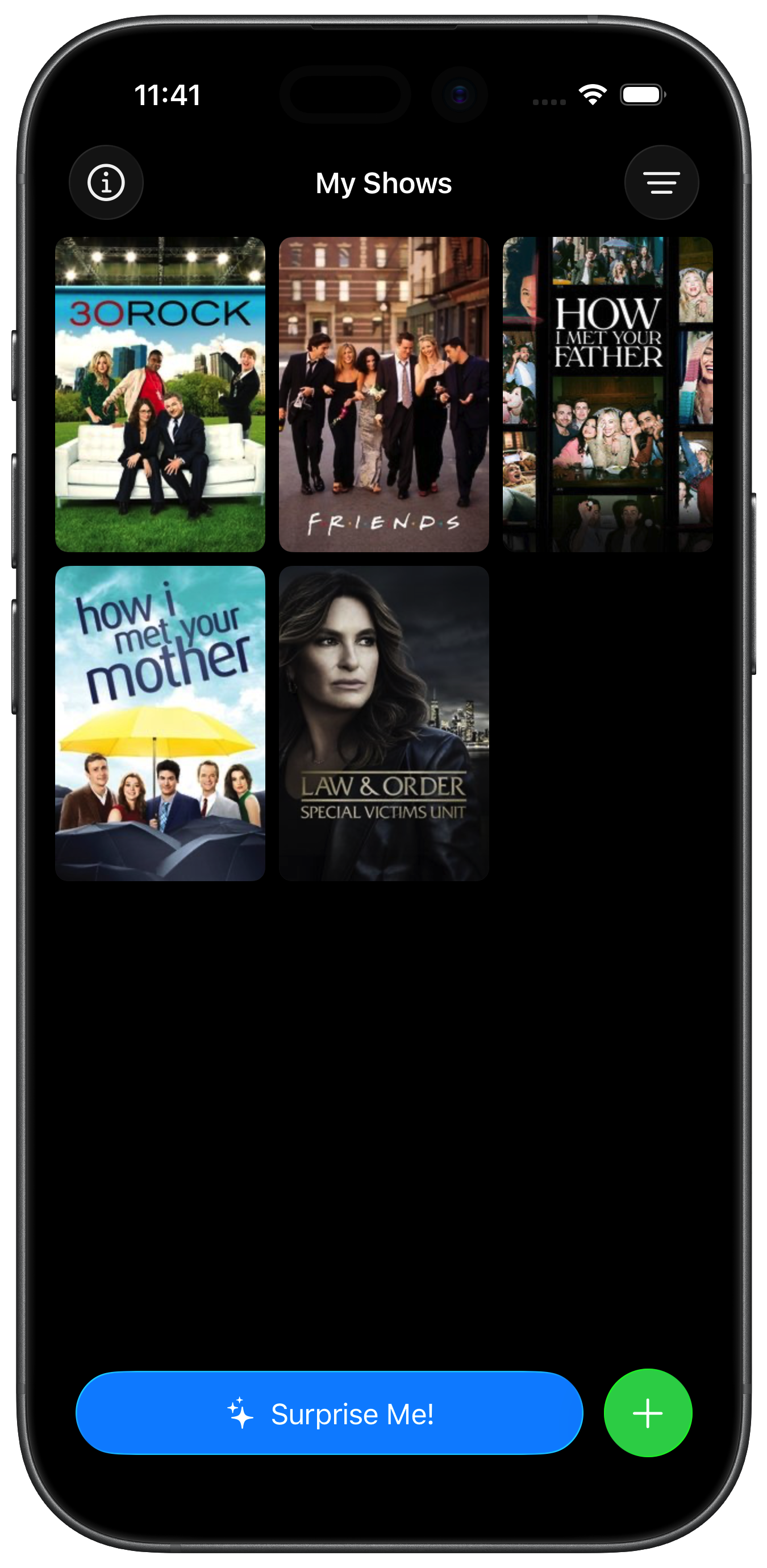 TV Shuffle App